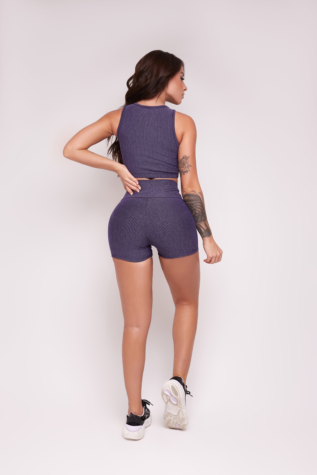 Short 3D Rib Let's Gym 2364