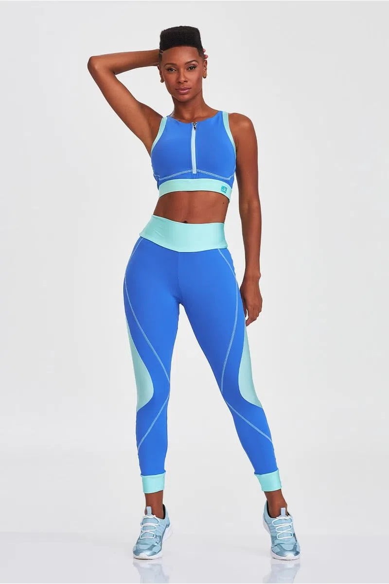 Legging NZ Recorte com Trançado Caju Brasil 012.113