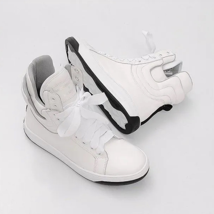 Tênis HardcoreFootwear White Leather 3767F