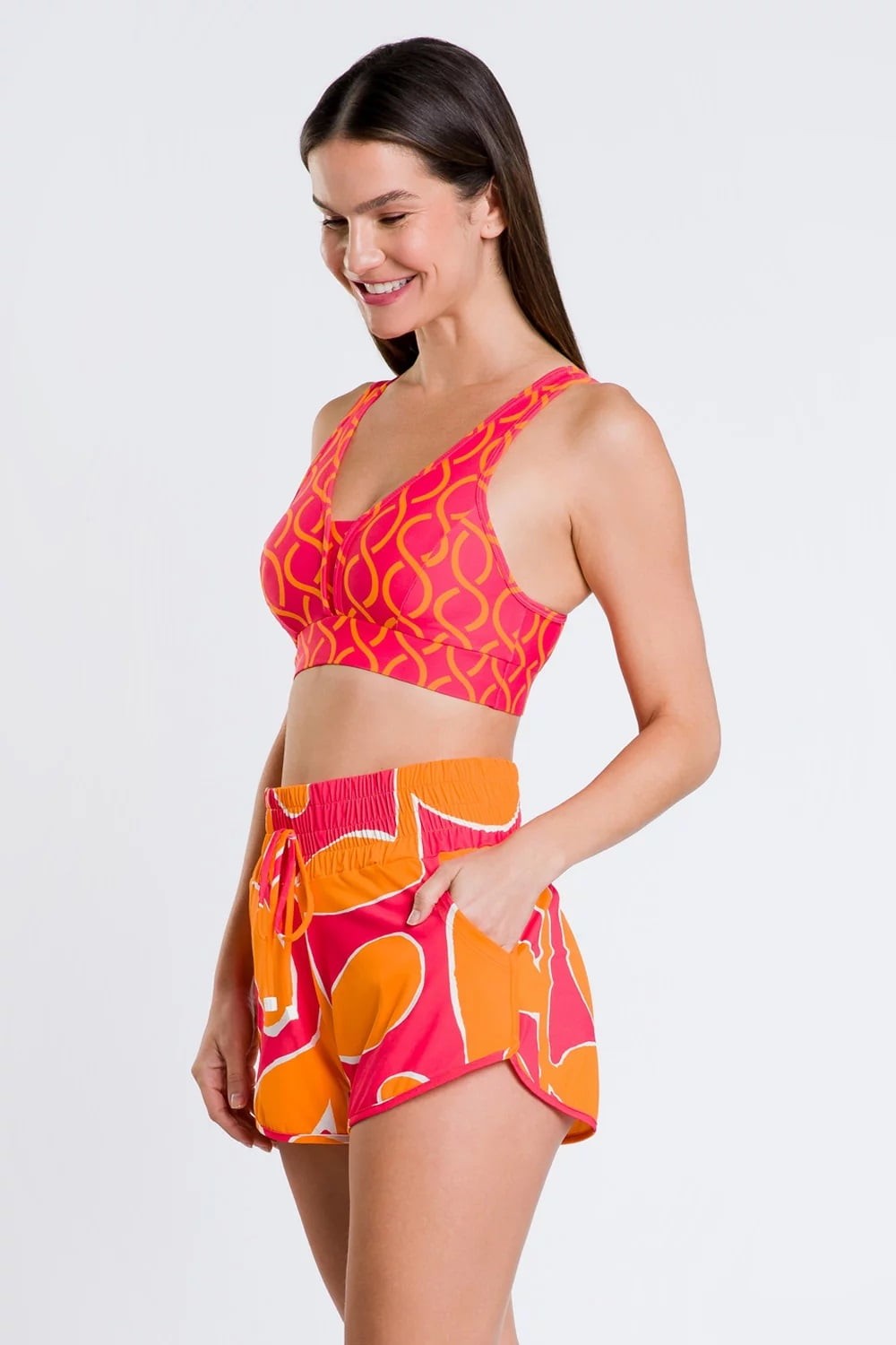 Short Empatia Estampado Orenji CCM 27040021