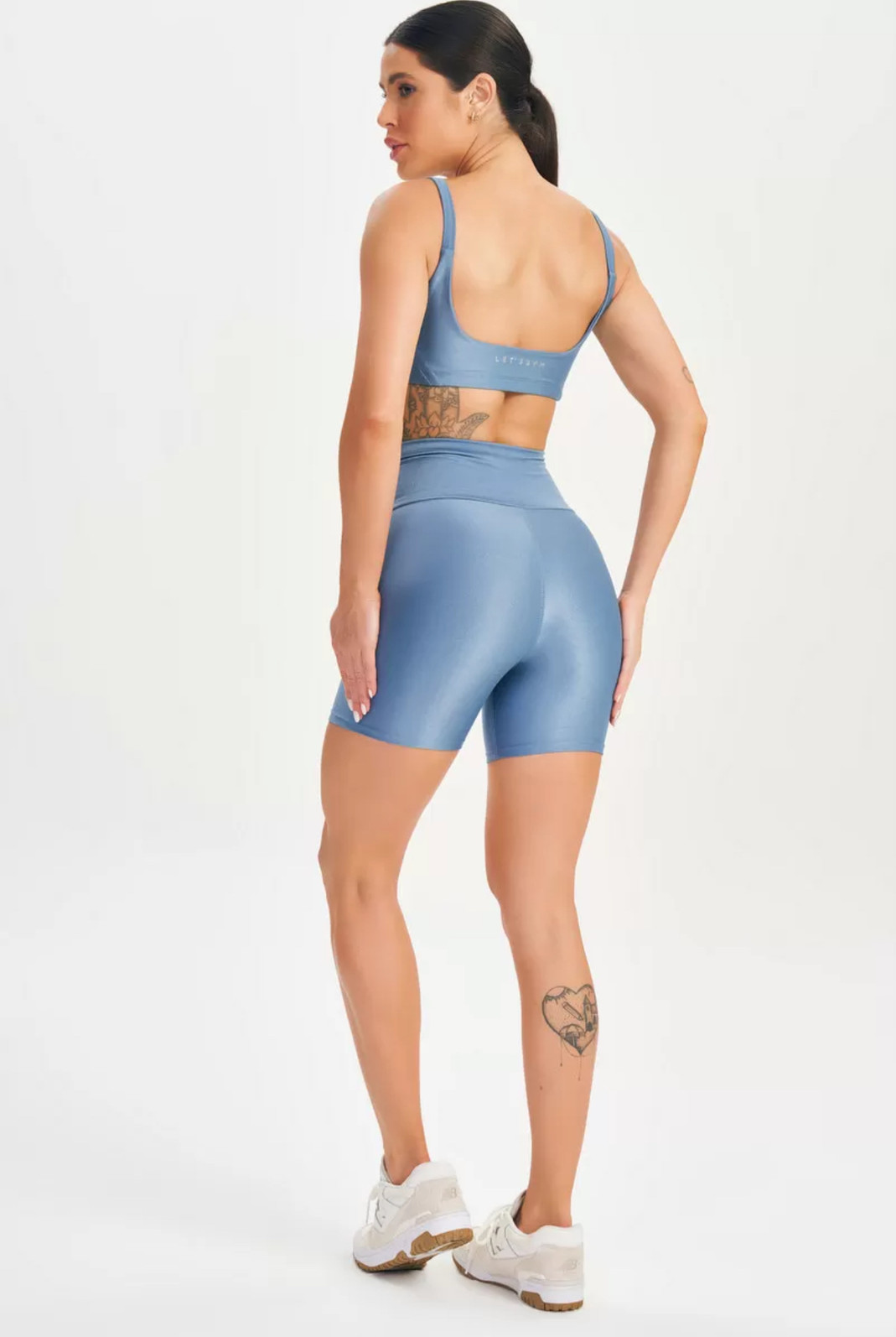 Short Minimal Bold Azul - Lets Gym Short Minimal Bold Azul - Lets Gym