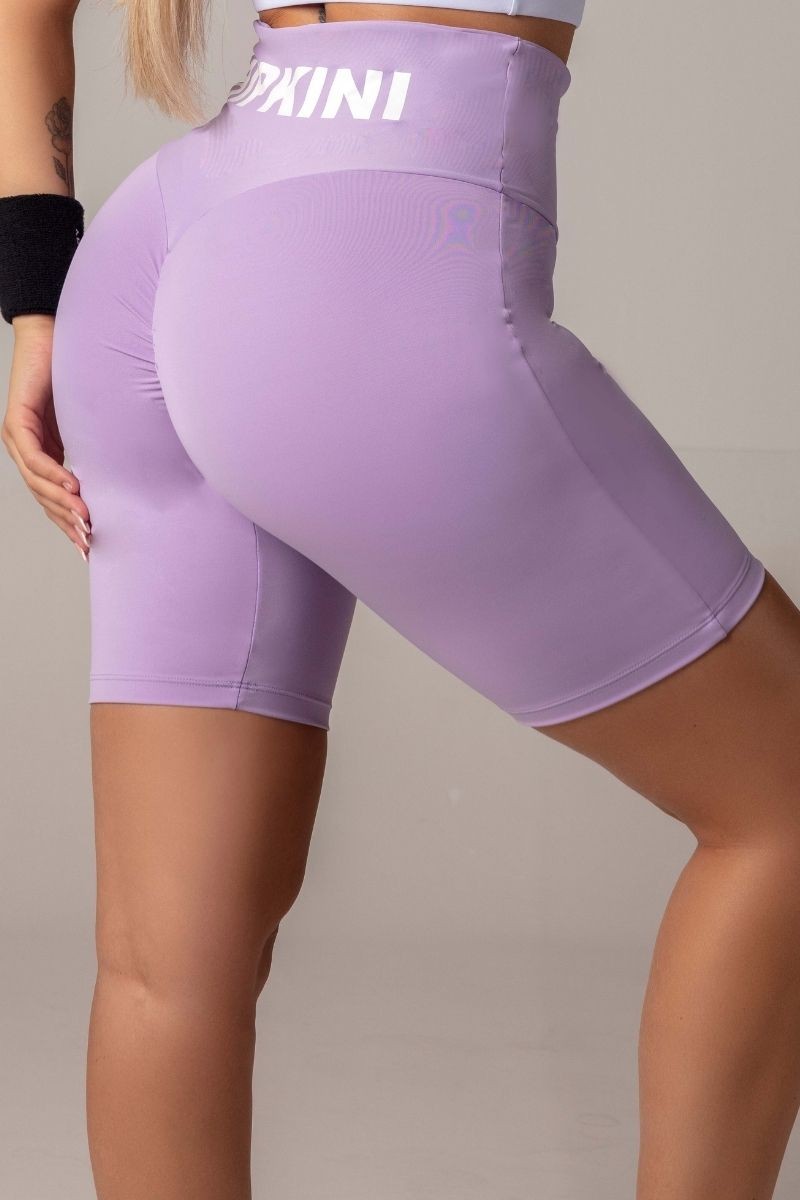 Shorts Sports Fitness Lilás Cós Alto Hipkini M 3339413