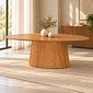 Mesa Conica Oval Alana Amadeirada tamanho unico
