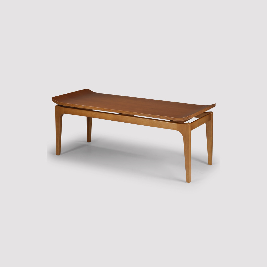 Banco 2 Lugares Brioni em Madeira Maciça para Sala de Jantar Banco 2 Lugares Brioni em Madeira Maciça para Sala de Jantar