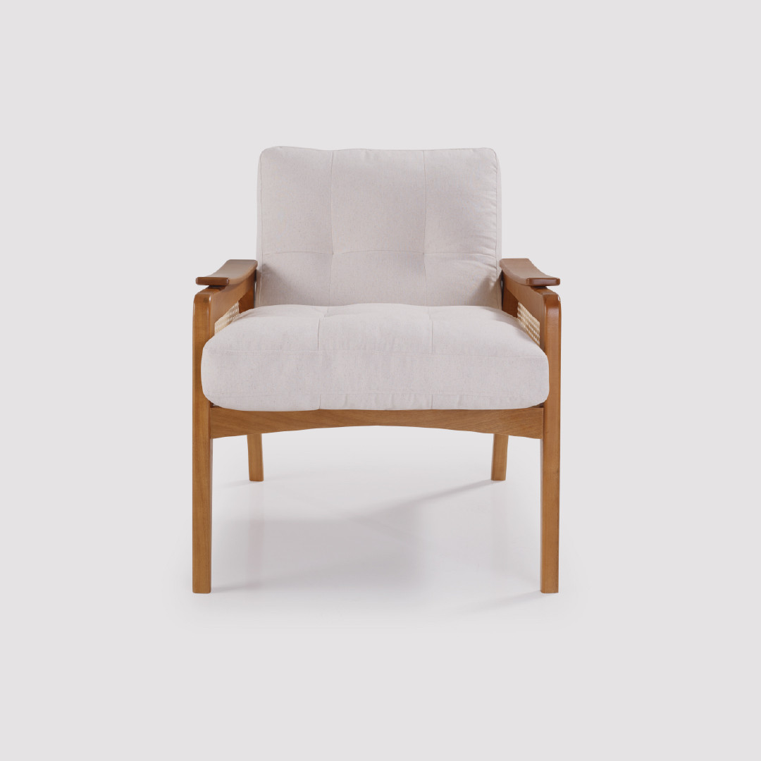 Poltrona de Madeira Maciça com Tela Verona Sofisticada Poltrona de Madeira Maciça com Tela Verona Sofisticada