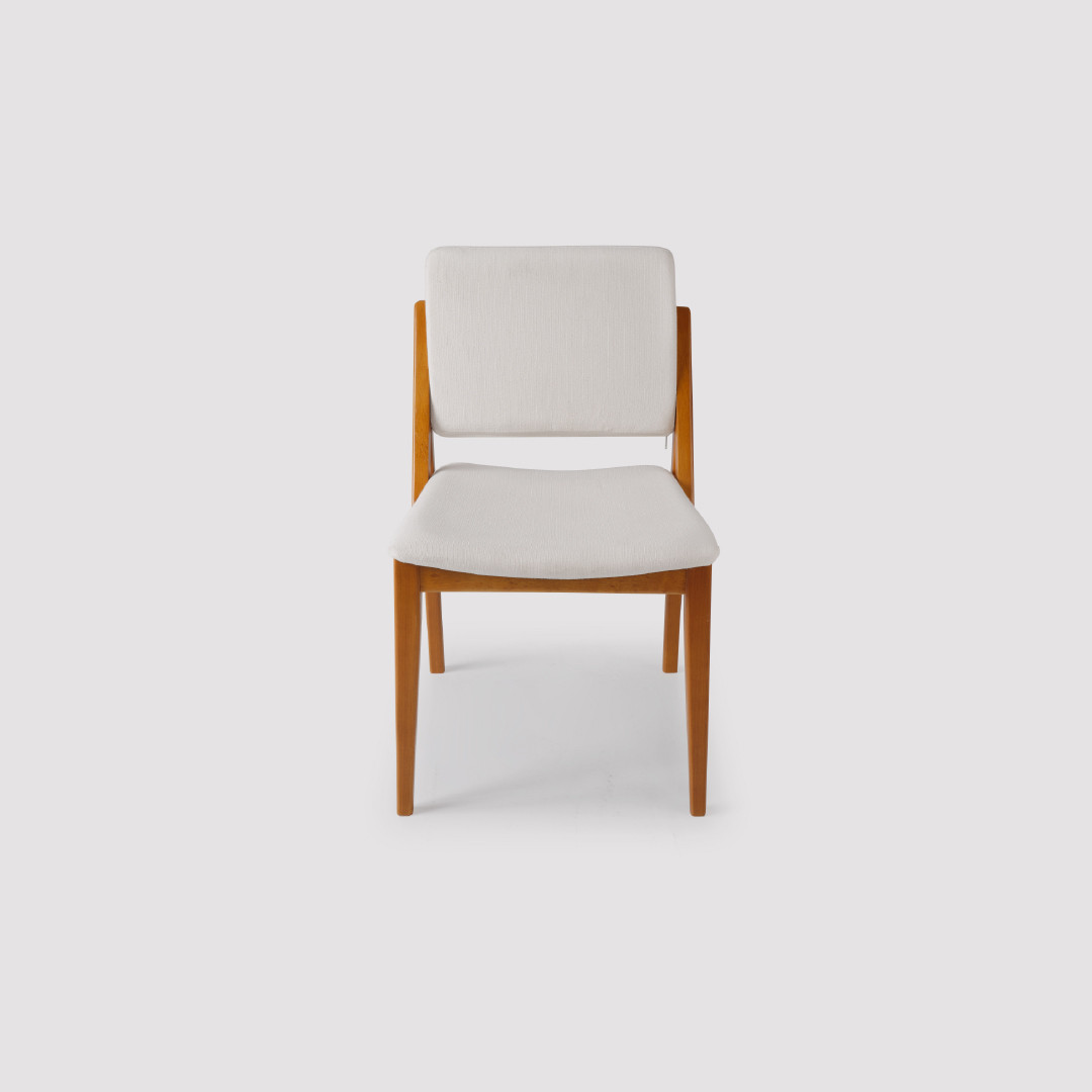 Cadeira Orvieto Estofada Ergonômica em Madeira Maciça Cadeira Orvieto Estofada Ergonômica em Madeira Maciça