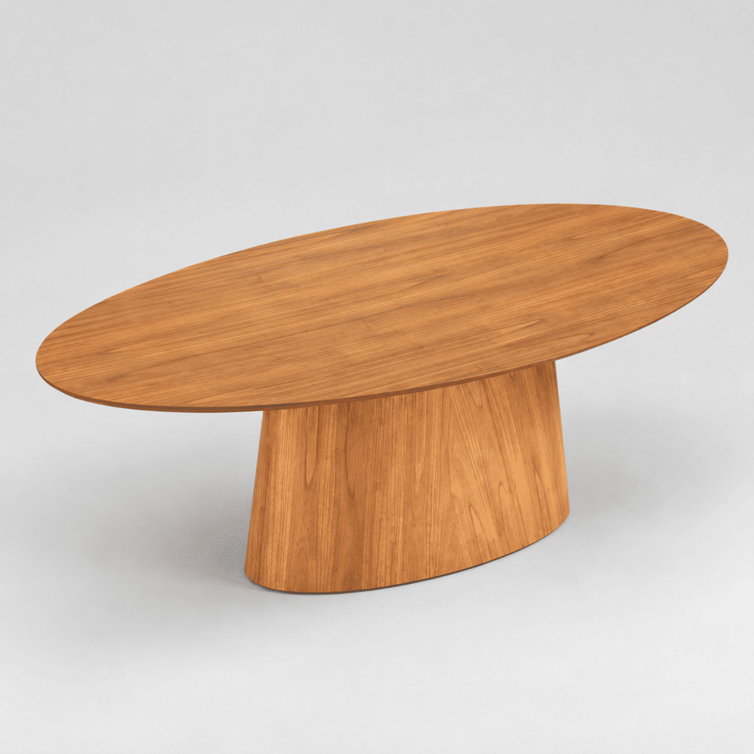 Mesa Conica Oval Alana Amadeirada Mesa Conica Oval Alana Amadeirada