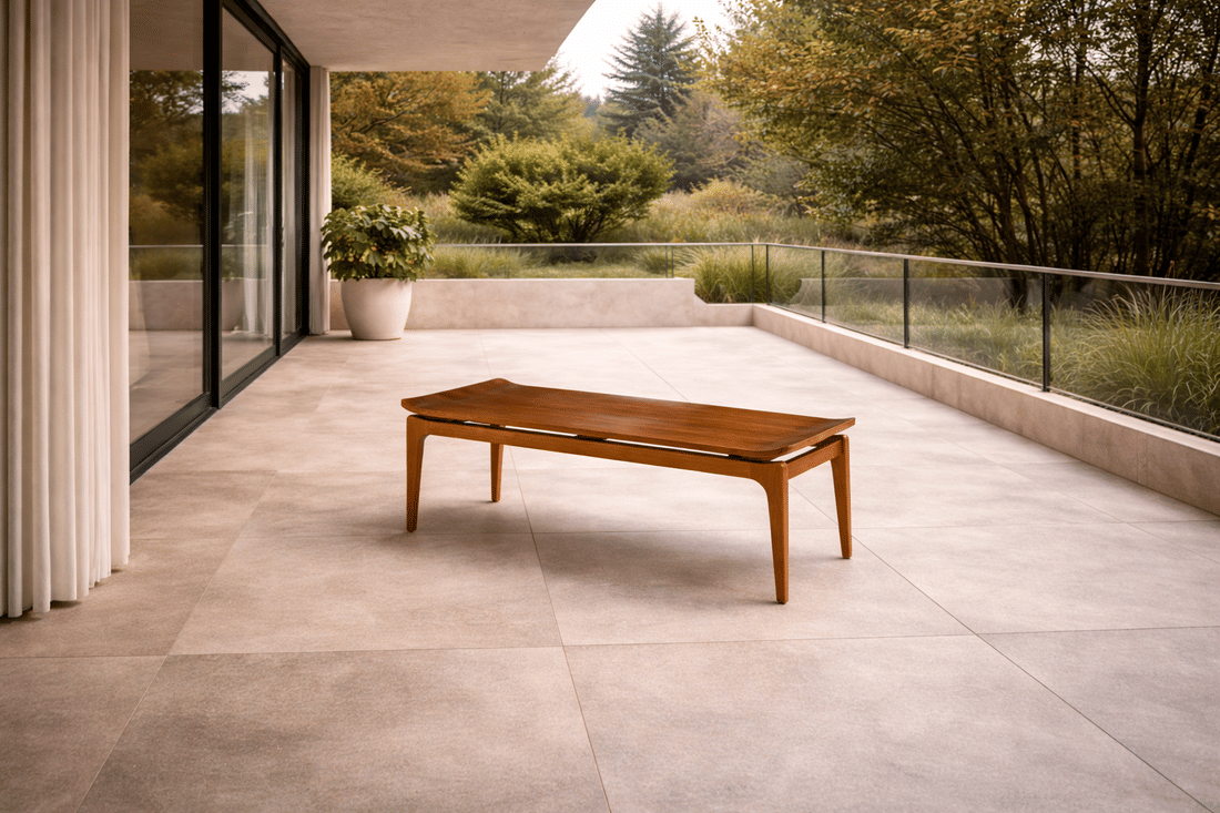 Banco 2 Lugares Brioni em Madeira Maciça para Sala de Jantar Banco 2 Lugares Brioni em Madeira Maciça para Sala de Jantar