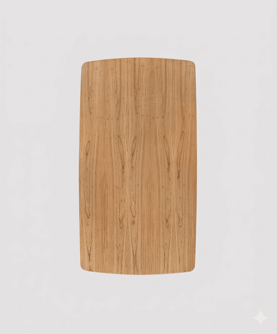 Mesa de Jantar Gênova com Tampo Laminado e Estrutura em Madeira Mesa de Jantar Gênova com Tampo Laminado e Estrutura em Madeira