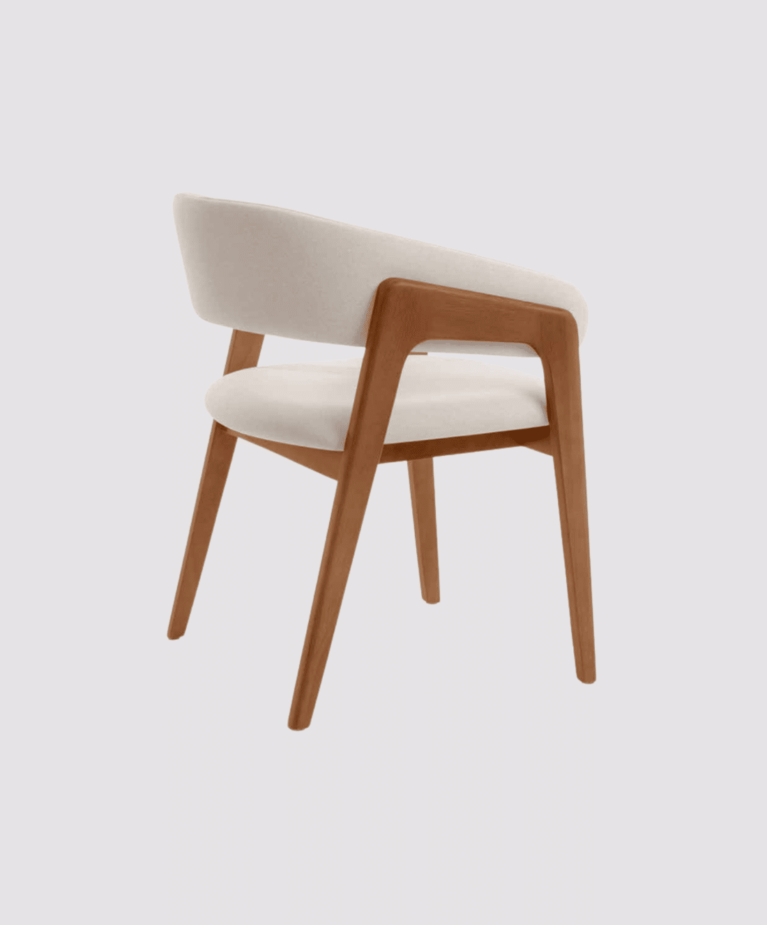 Cadeira Amore com Braços em Madeira Maciça e Estofado Anatômico