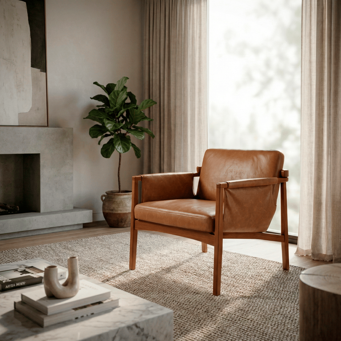 Poltrona de Madeira Maciça Estofada Ervin Conforto Premium Poltrona de Madeira Maciça Estofada Ervin Conforto Premium