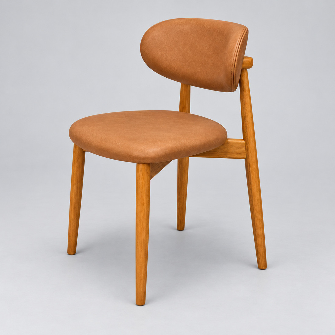 Conjunto de Jantar Mesa Vitta Branca 240x120 cm com 8 Cadeiras Porto Caramelo