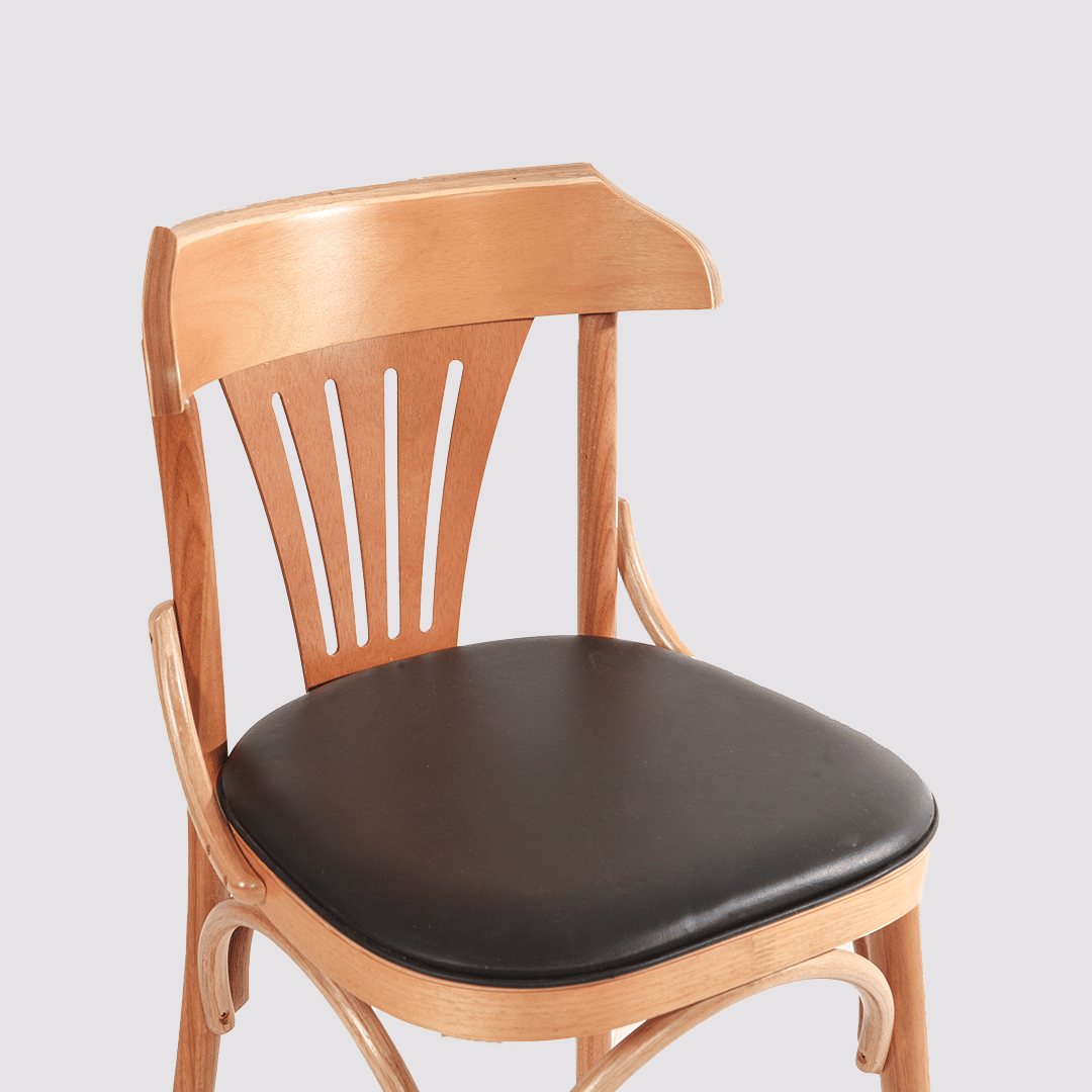 Cadeira Alemanha Estofada em Madeira Maciça com Design Rústico Elegante Cadeira Alemanha Estofada em Madeira Maciça com Design Rústico Elegante