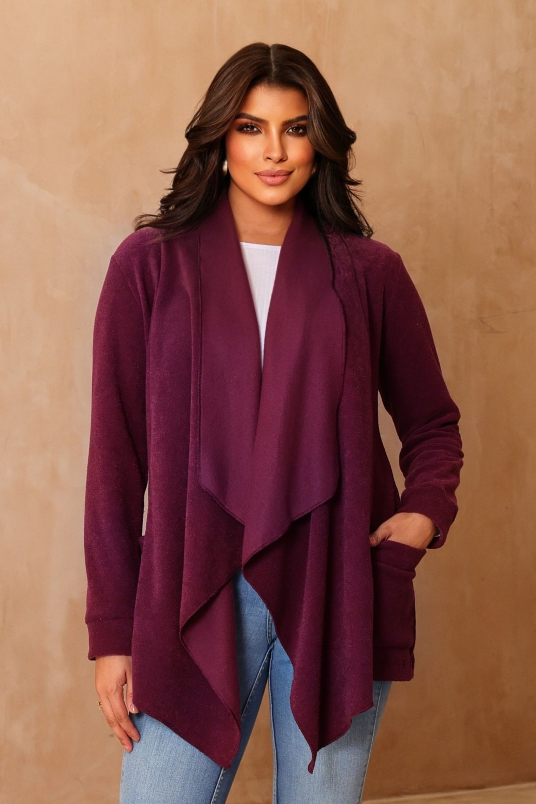 CASACO PONTAS - BORDÔ