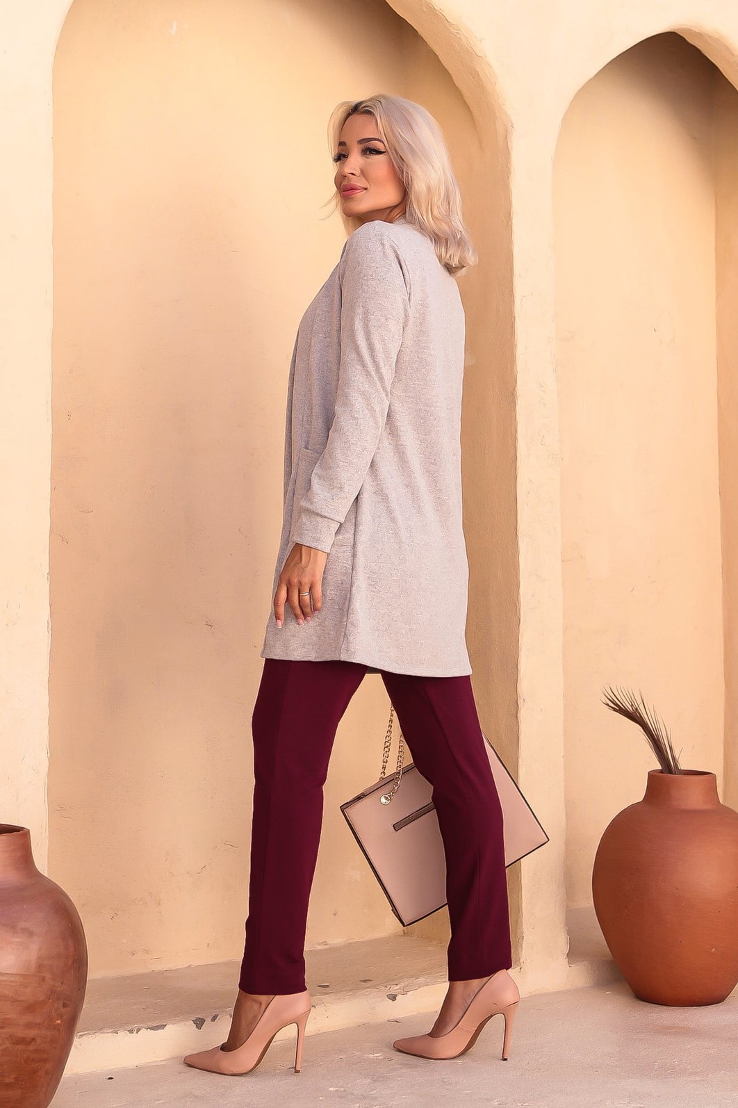 CARDIGAN LÃZINHA LONGO - NUDE CARDIGAN LÃZINHA LONGO - NUDE