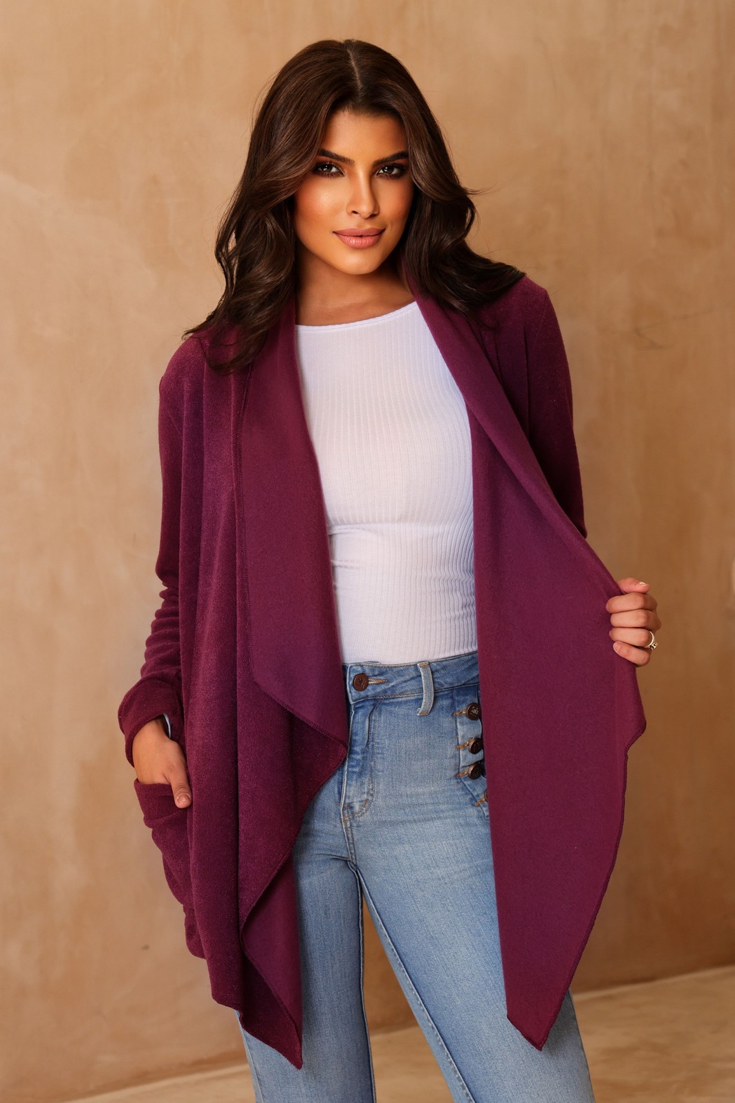 CASACO PONTAS - BORDÔ