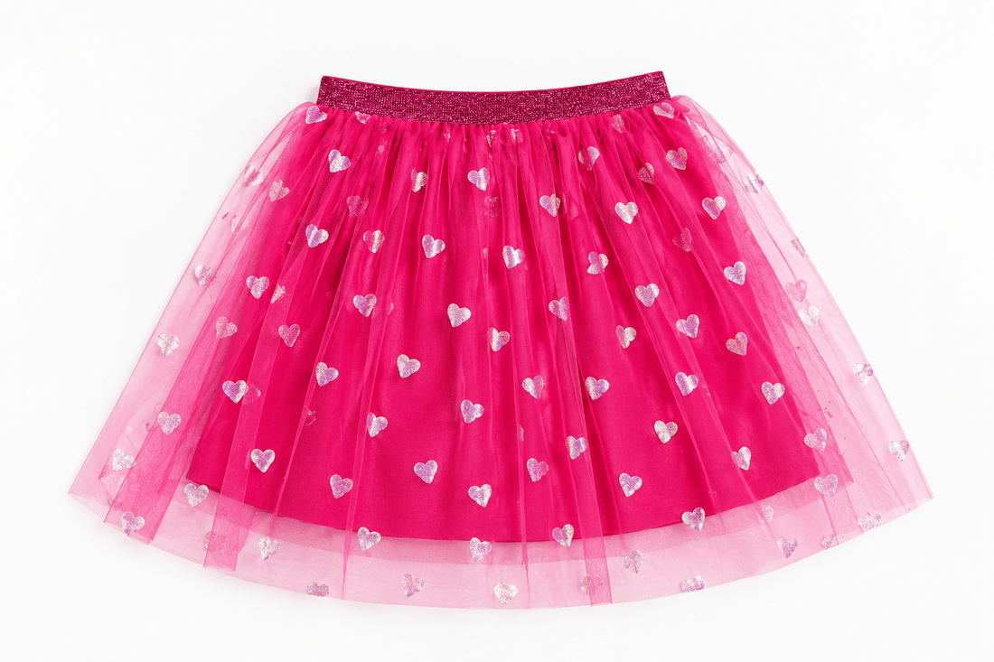 SHORT SAIA TULE CORAÇÃO