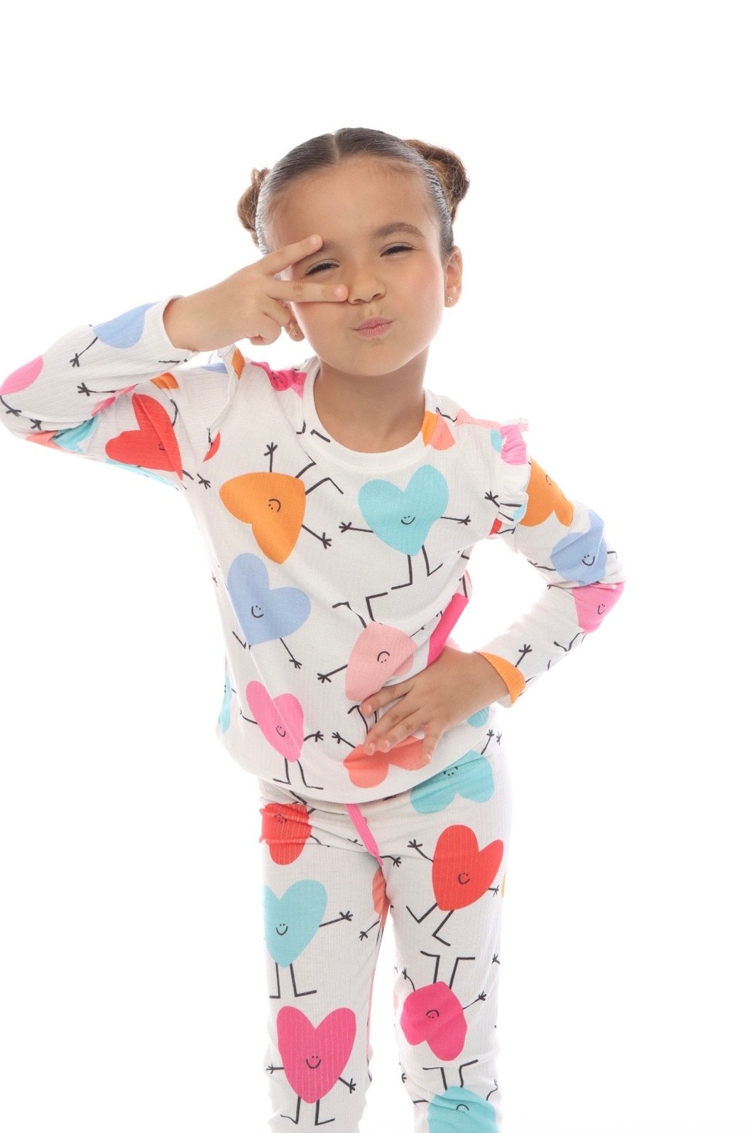 CONJUNTO CALÇA E BLUSA CORAÇÕES SORRINDO CONJUNTO CALÇA E BLUSA CORAÇÕES SORRINDO