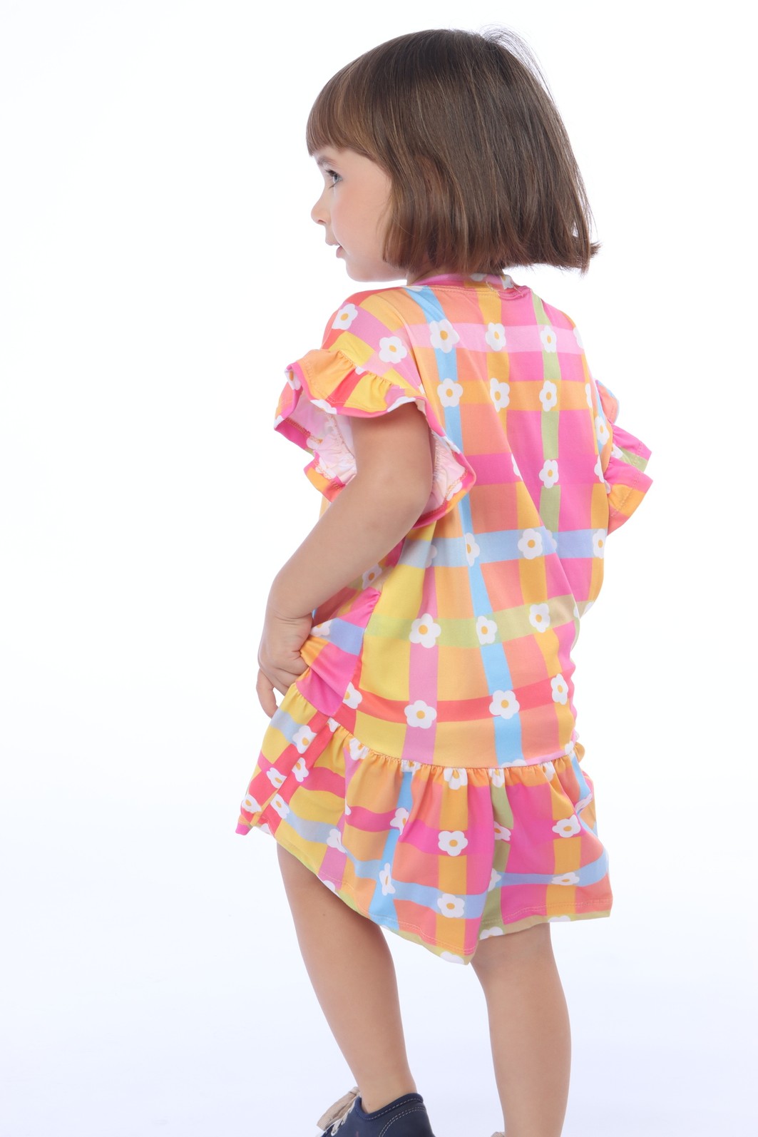 VESTIDO MENINA MAGIA DAS FLORES