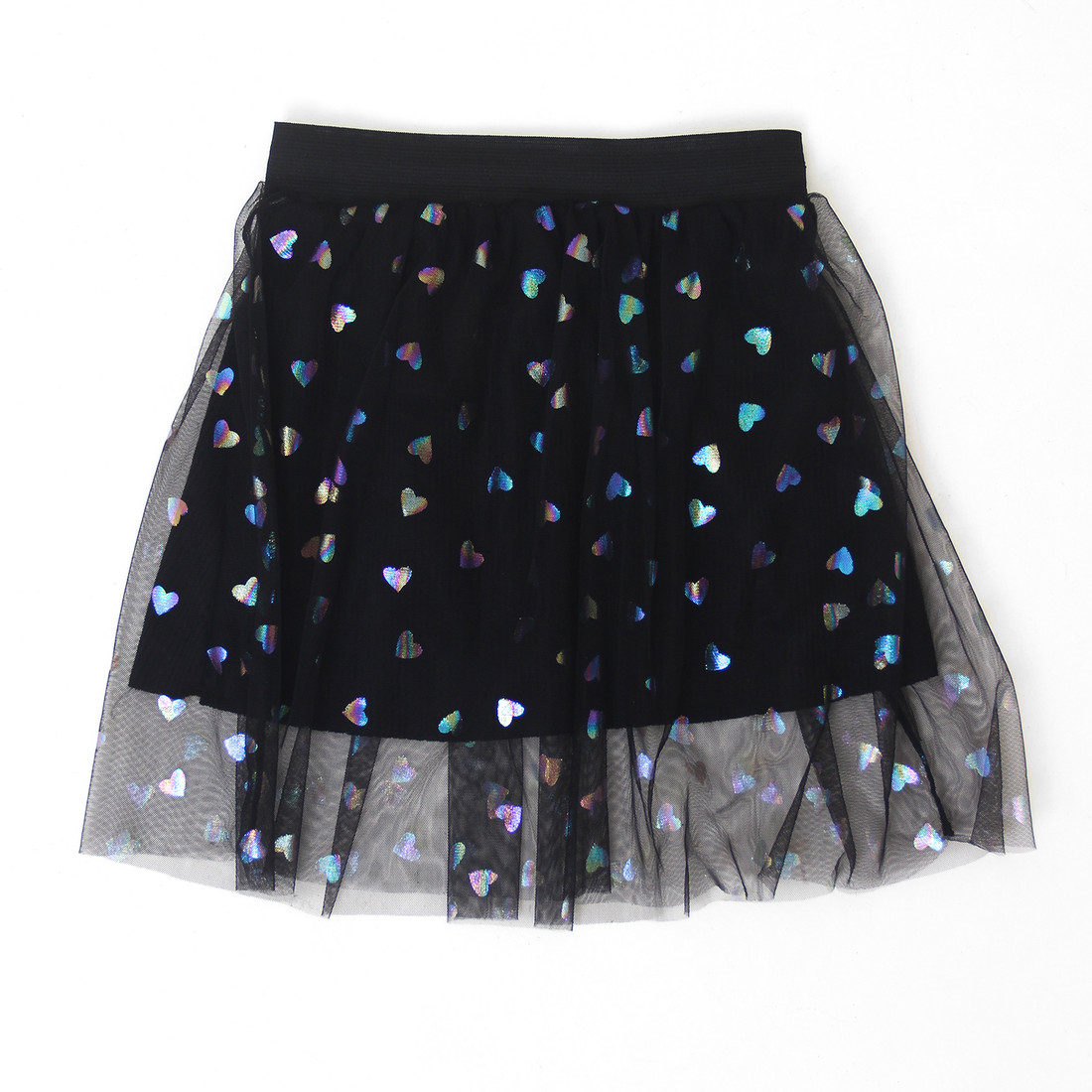 SAIA MENINA PRETA CORAÇÕES