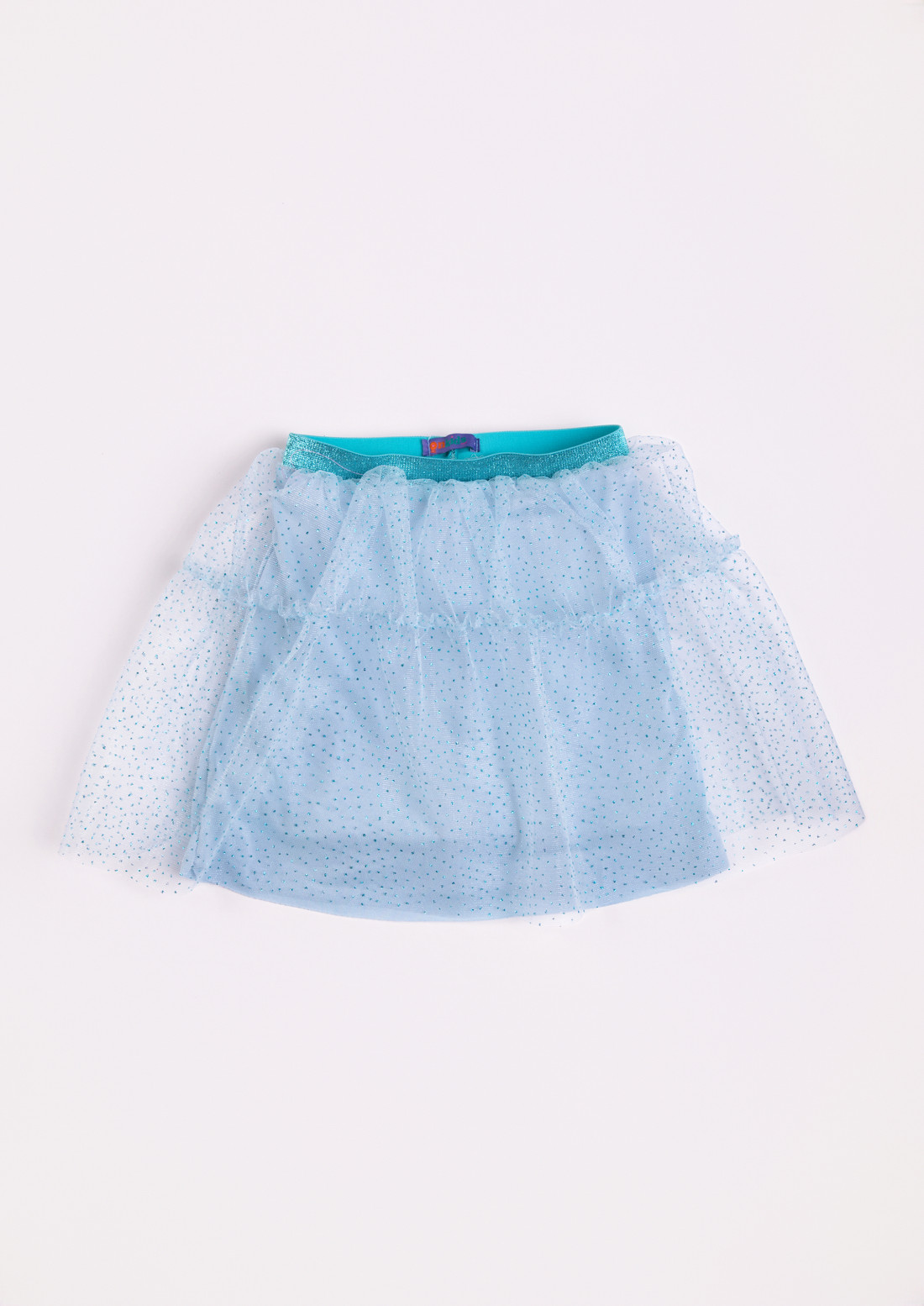 SHORT SAIA TULE AZUL PRINCESA