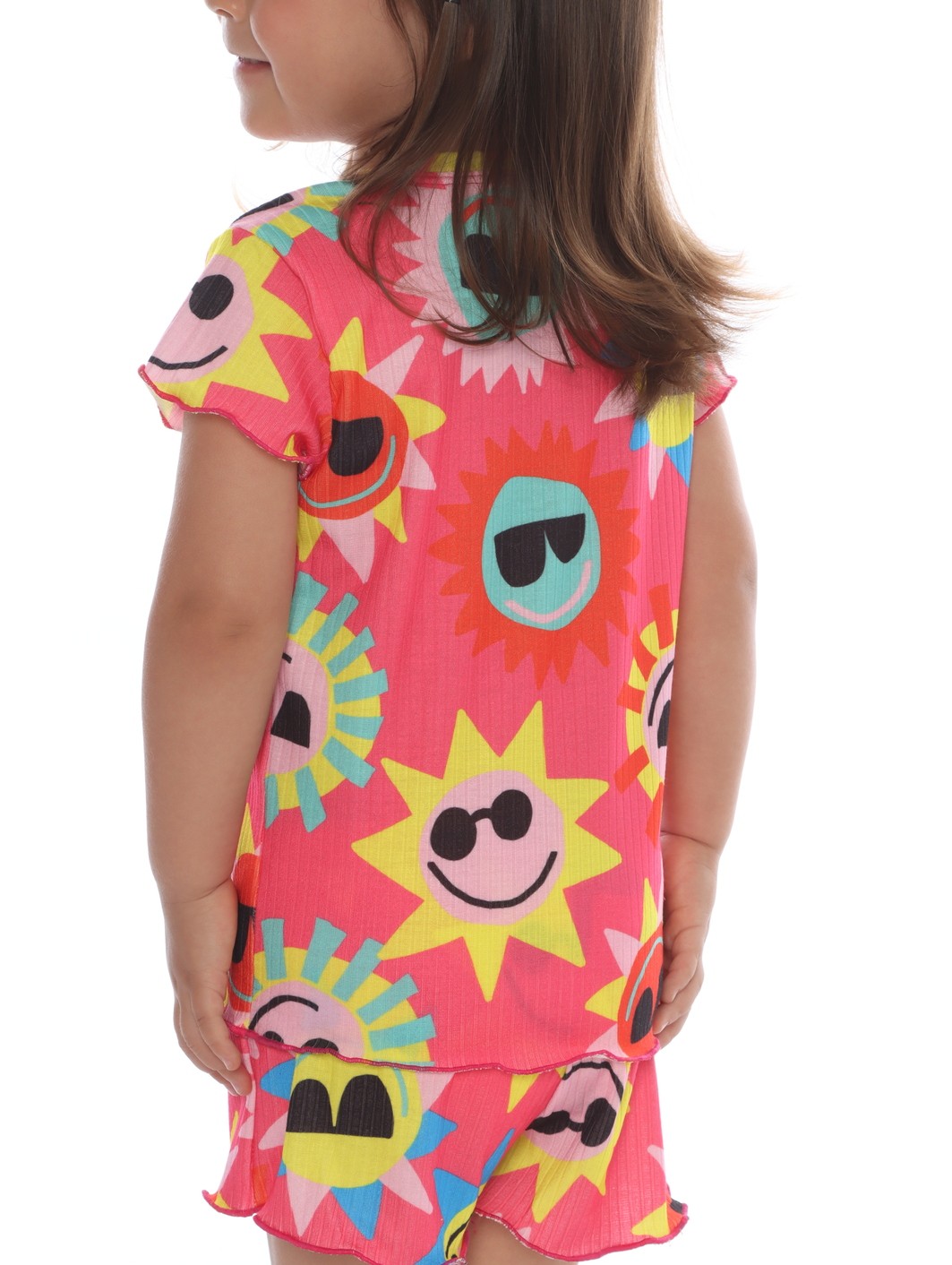 CONJUNTO MENINA BLUSA E SHORTS SOL CONJUNTO MENINA BLUSA E SHORTS SOL