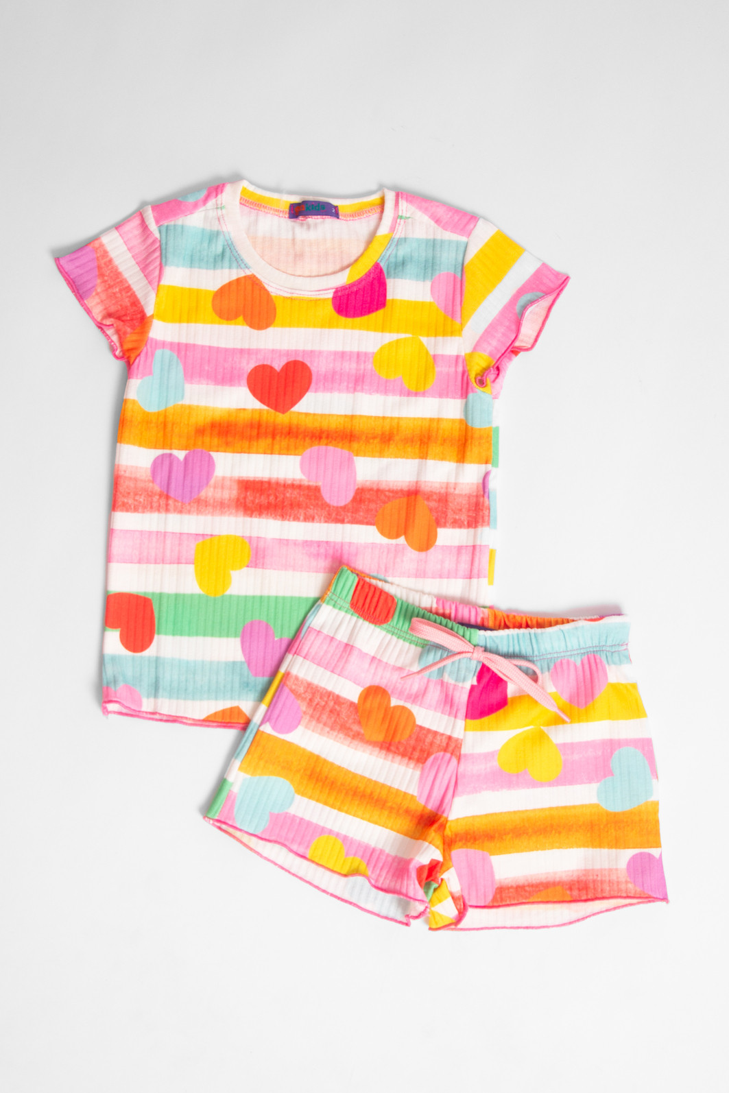 CONJUNTO MENINA BLUSA E SHORTS TUM TUM