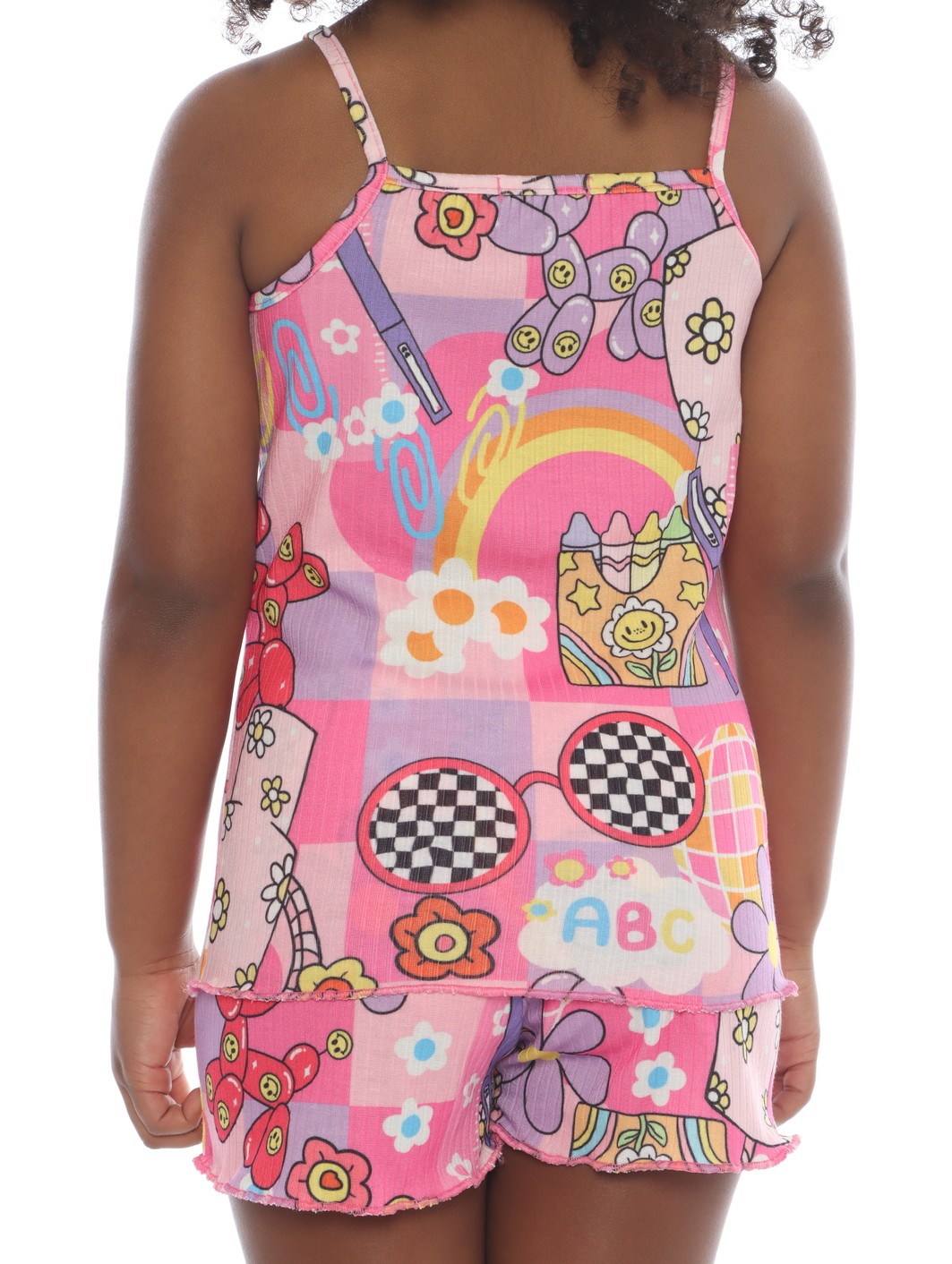 CONJUNTO MENINA BLUSA ALÇA E SHORTS DIVERSÃO CONJUNTO MENINA BLUSA ALÇA E SHORTS DIVERSÃO