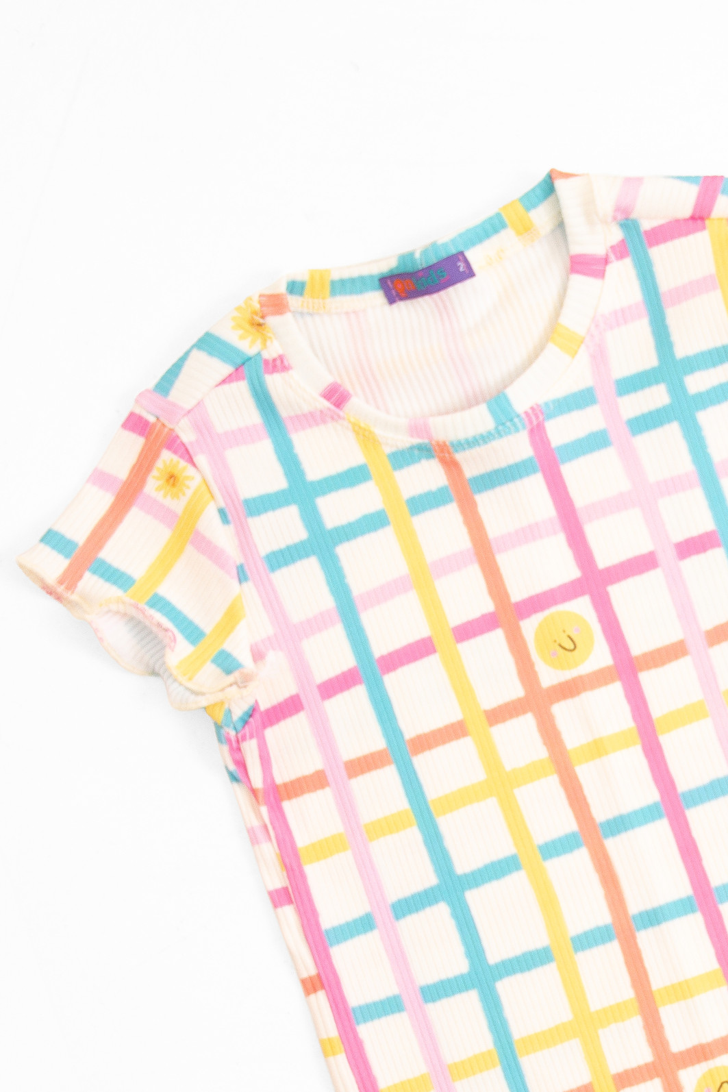 CONJUNTO MENINA BLUSA E SHORTS XADREZ