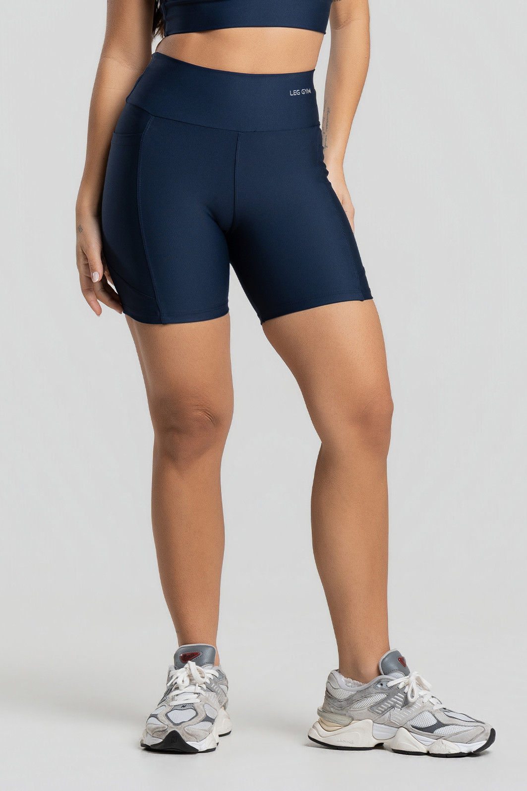 Shorts Fitness Bolso Lateral Premium Marinho Shorts Fitness Bolso Lateral Premium Marinho