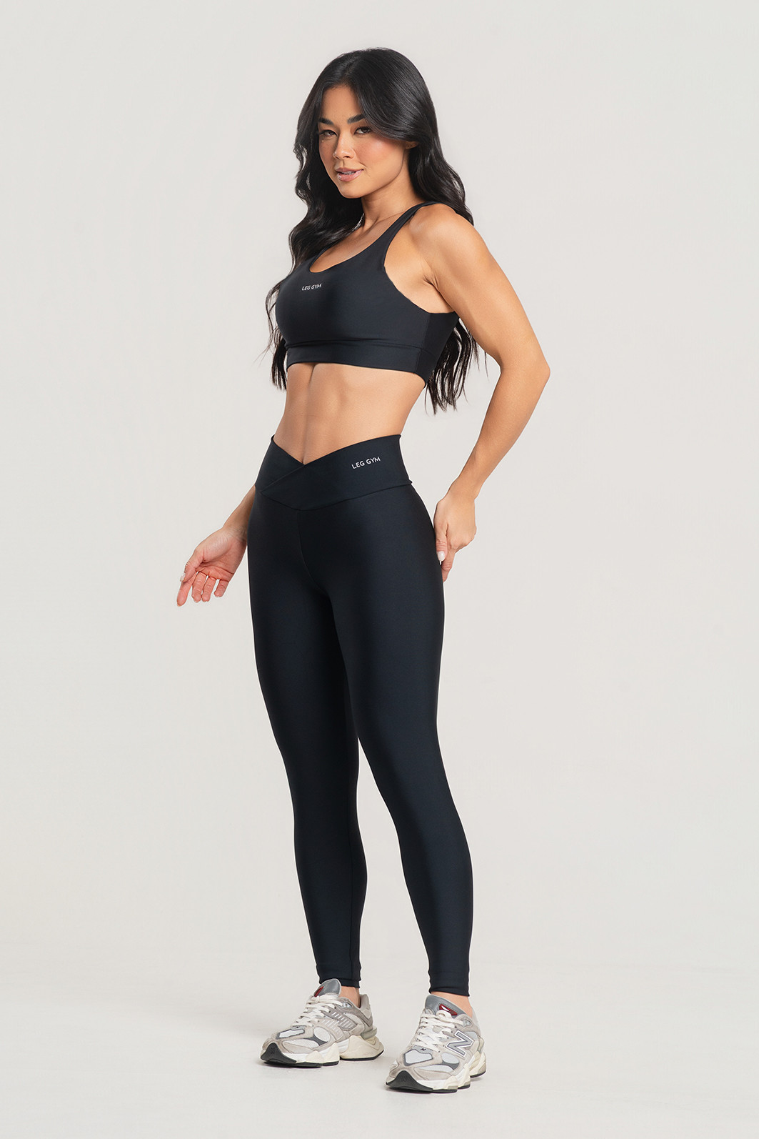 Top Decote U Fitness Preto Top Decote U Fitness Preto