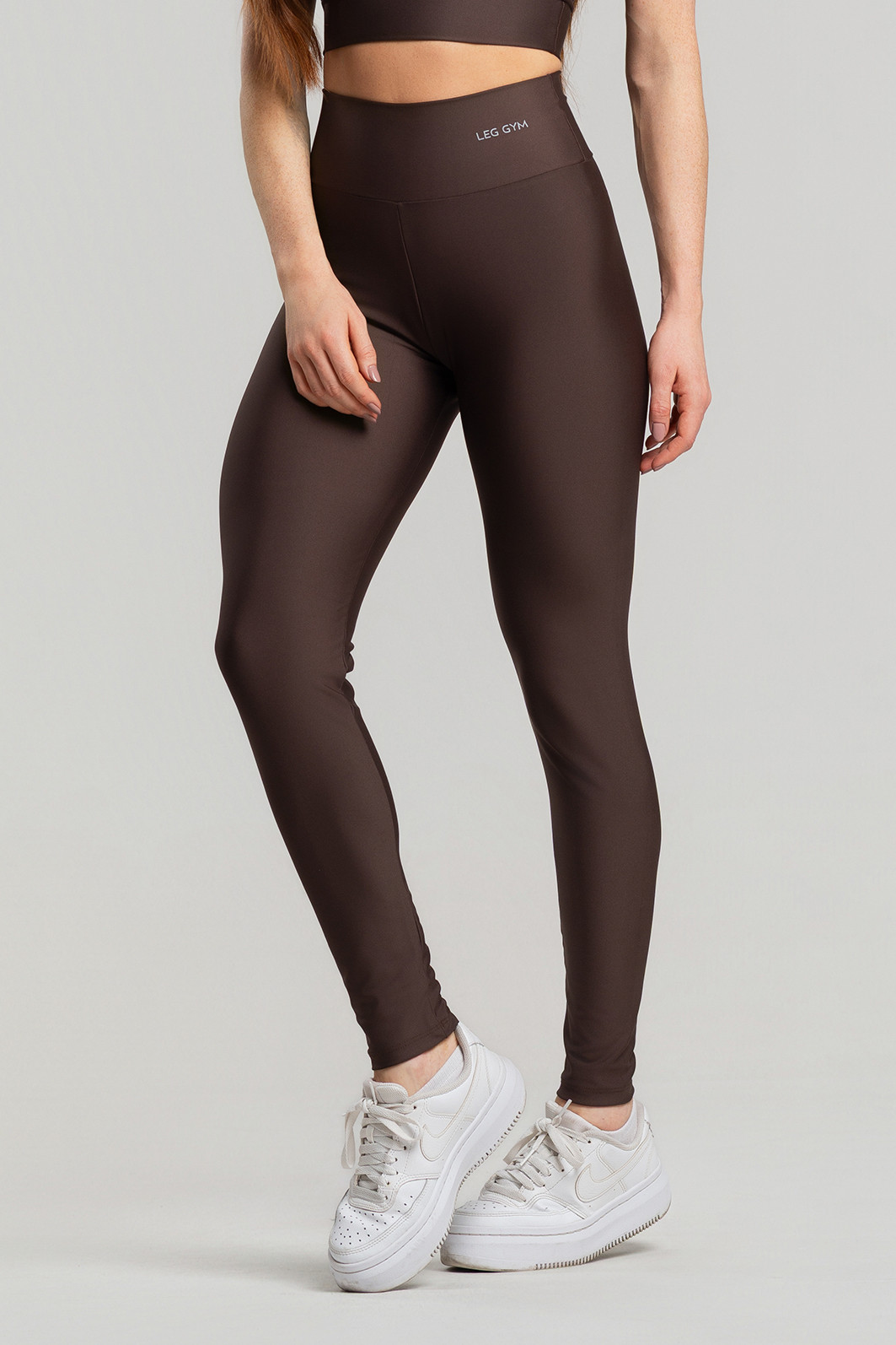 Legging Feminina Fitness Marrom Cacau Legging Feminina Fitness Marrom Cacau
