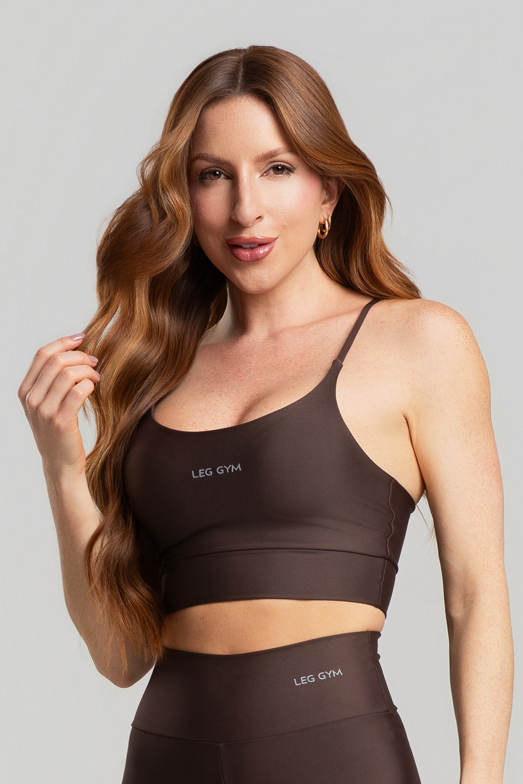 Top Feminino Fitness Marrom Classic Top Feminino Fitness Marrom Classic