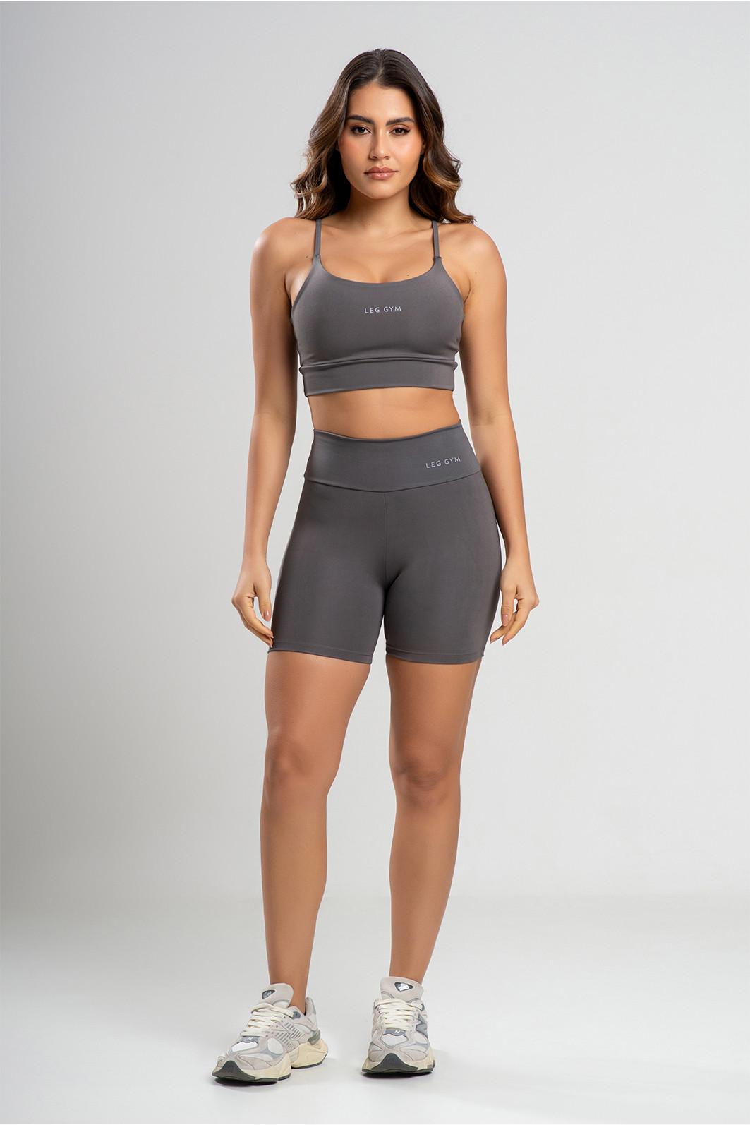 Shorts Feminino Fitness Chumbo