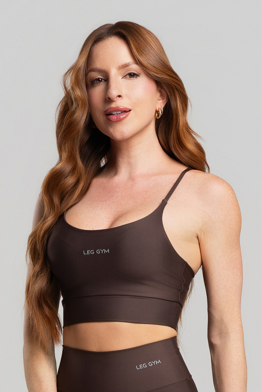 Top Feminino Fitness Marrom Classic Top Feminino Fitness Marrom Classic