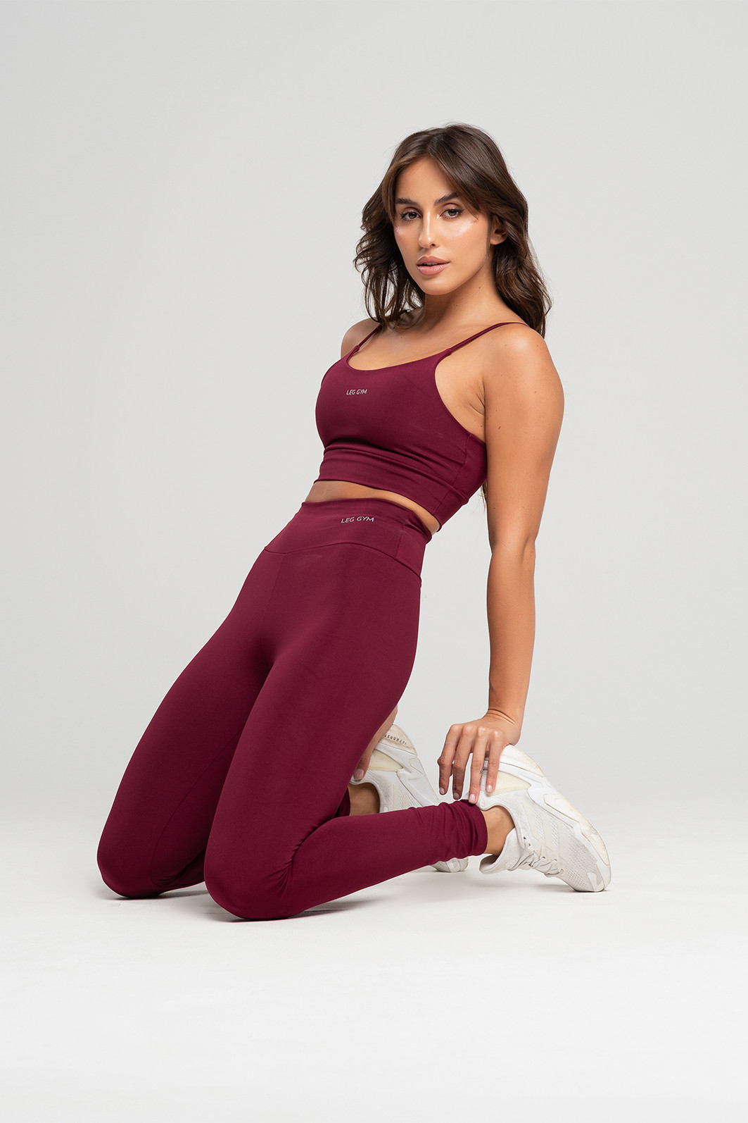 Legging Feminina Fitness Bordô