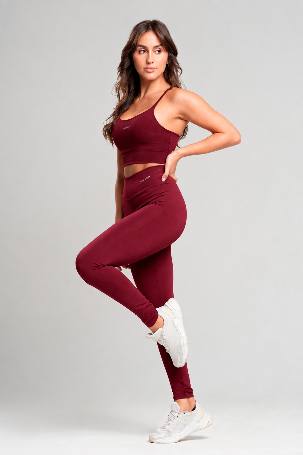 Legging Feminina Fitness Bordô Intense Legging Feminina Fitness Bordô Intense