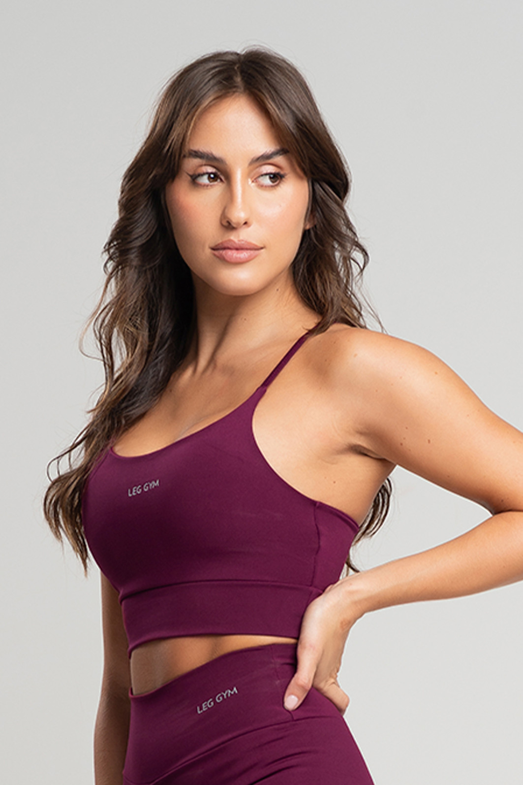 Top Feminino Fitness Vinho Top Feminino Fitness Vinho