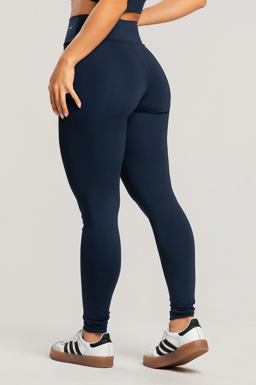 Kit Feminino Fitness Legging + Short + Top Marinho