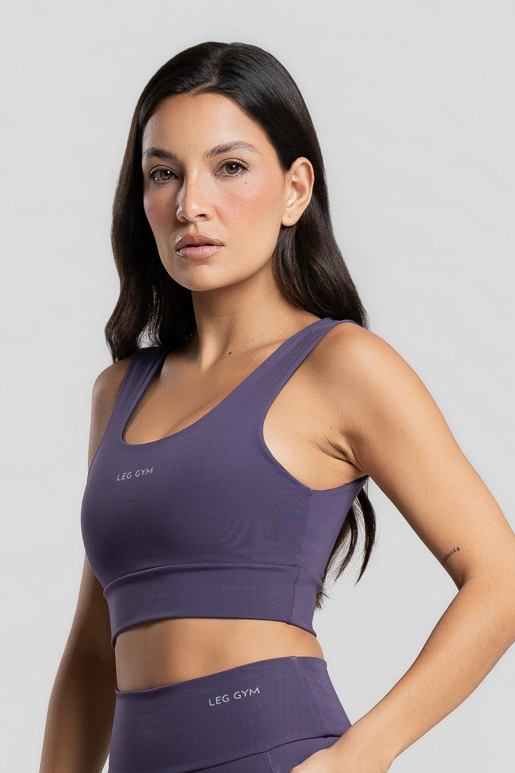 Top Decote U Fitness Petúnia