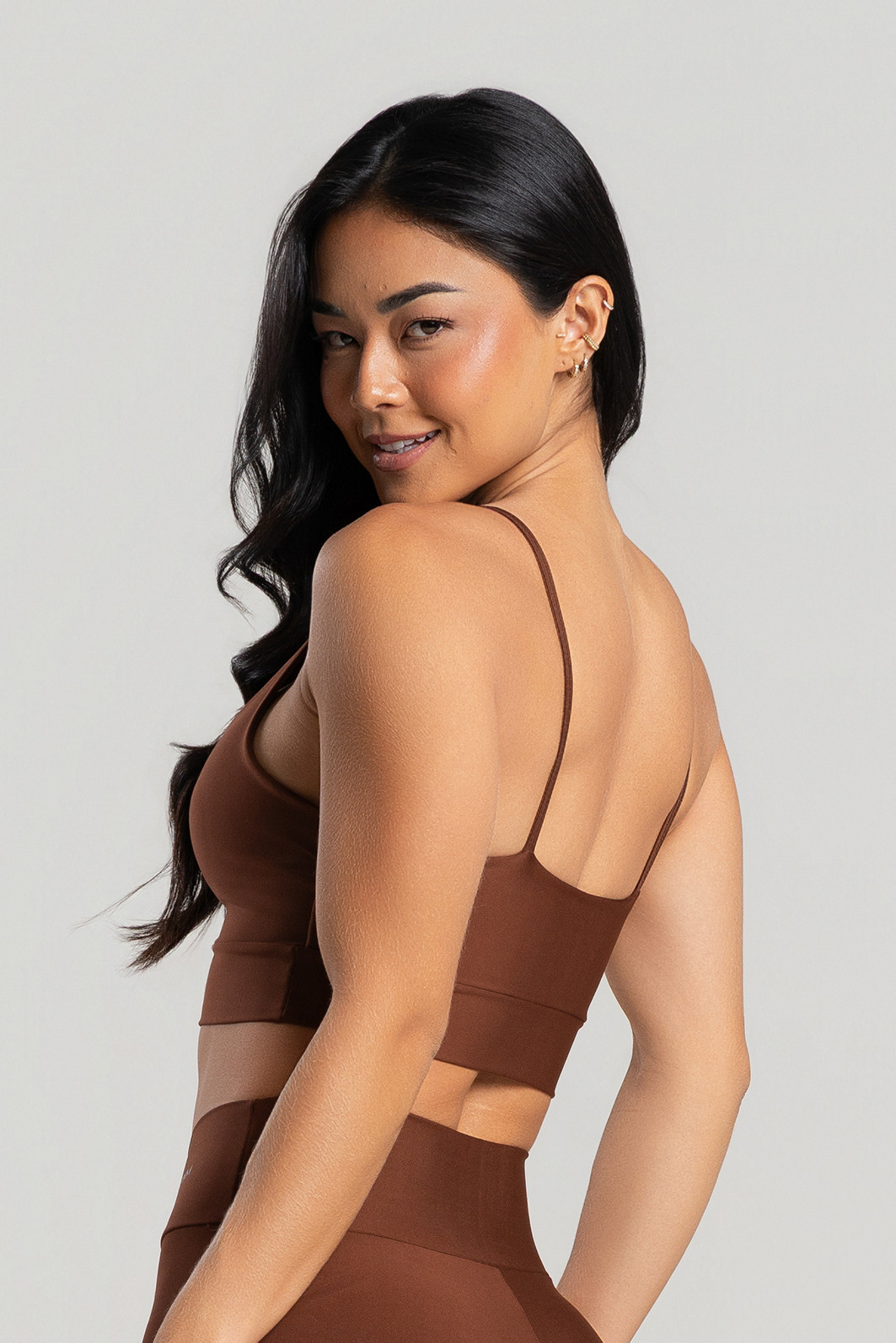 Kit Feminino Fitness Legging + Short + Top Avelã