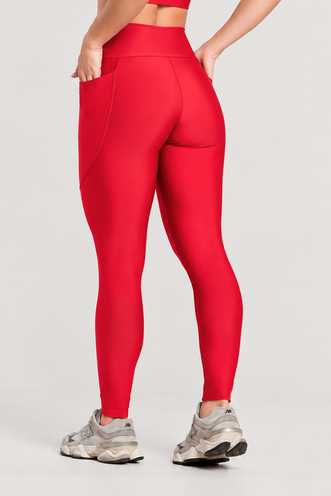 Legging Fitness Bolso Lateral Premium Vermelho Legging Fitness Bolso Lateral Premium Vermelho