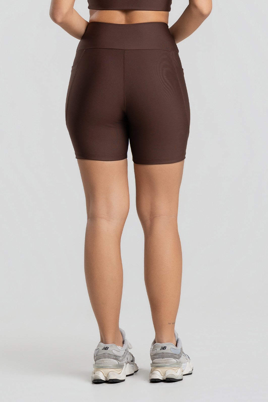 Shorts Fitness Bolso Lateral Premium Marrom Shorts Fitness Bolso Lateral Premium Marrom