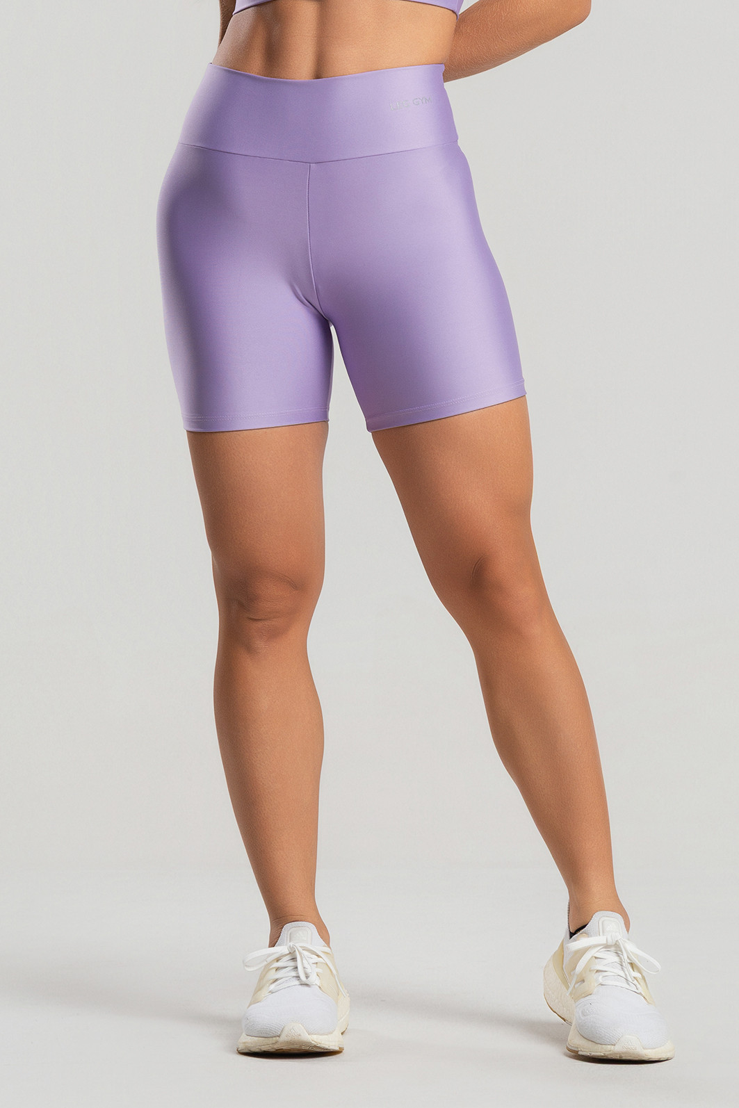 Kit Feminino Fitness Legging + Short + Top Lilás