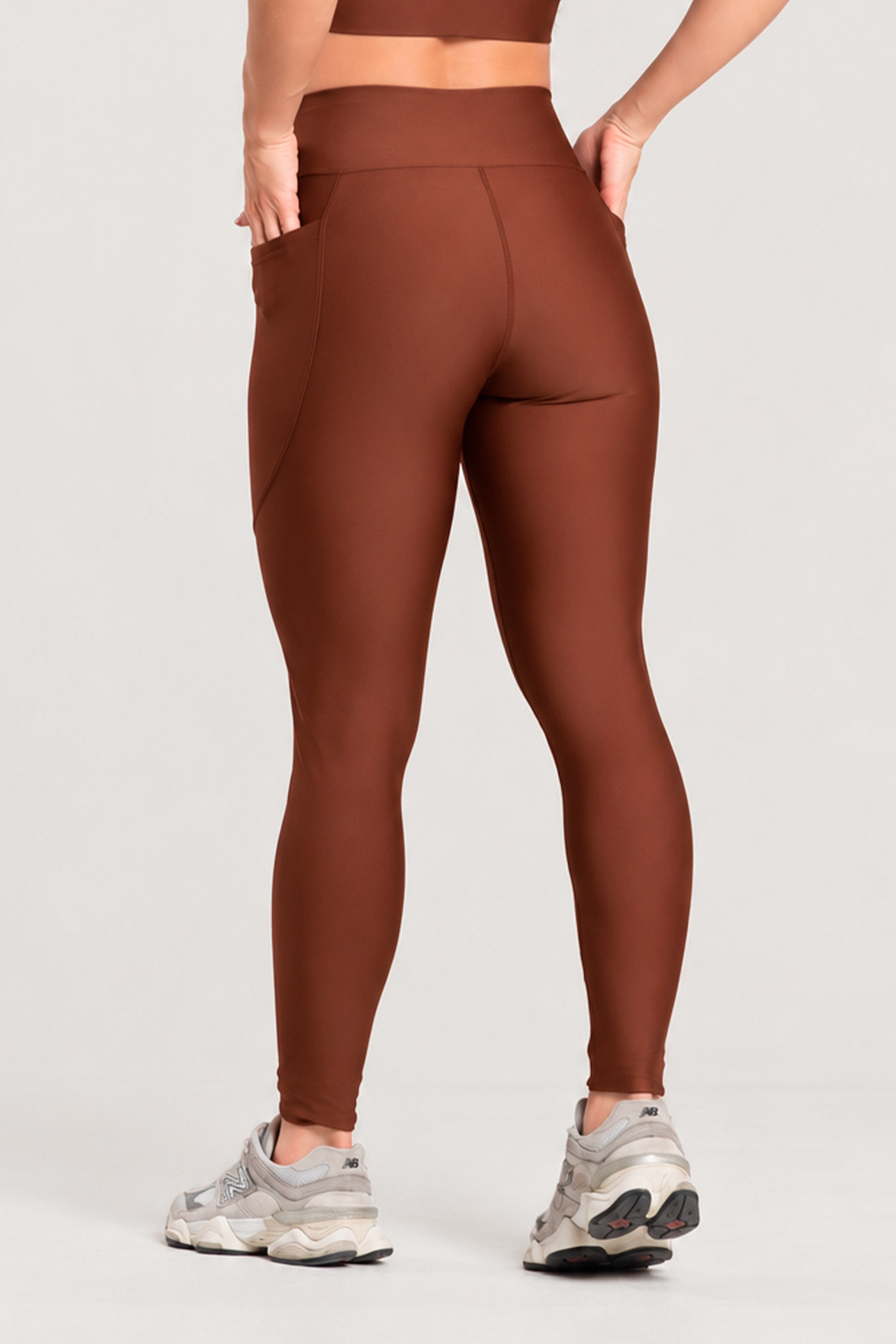 Legging Fitness Bolso Lateral Premium Avelã Legging Fitness Bolso Lateral Premium Avelã