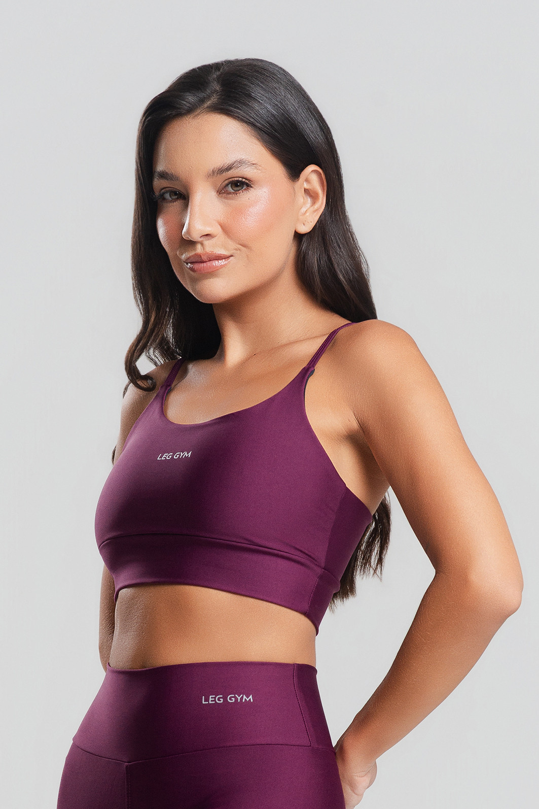 Top Feminino Fitness PowerSlim Açai Top Feminino Fitness PowerSlim Açai