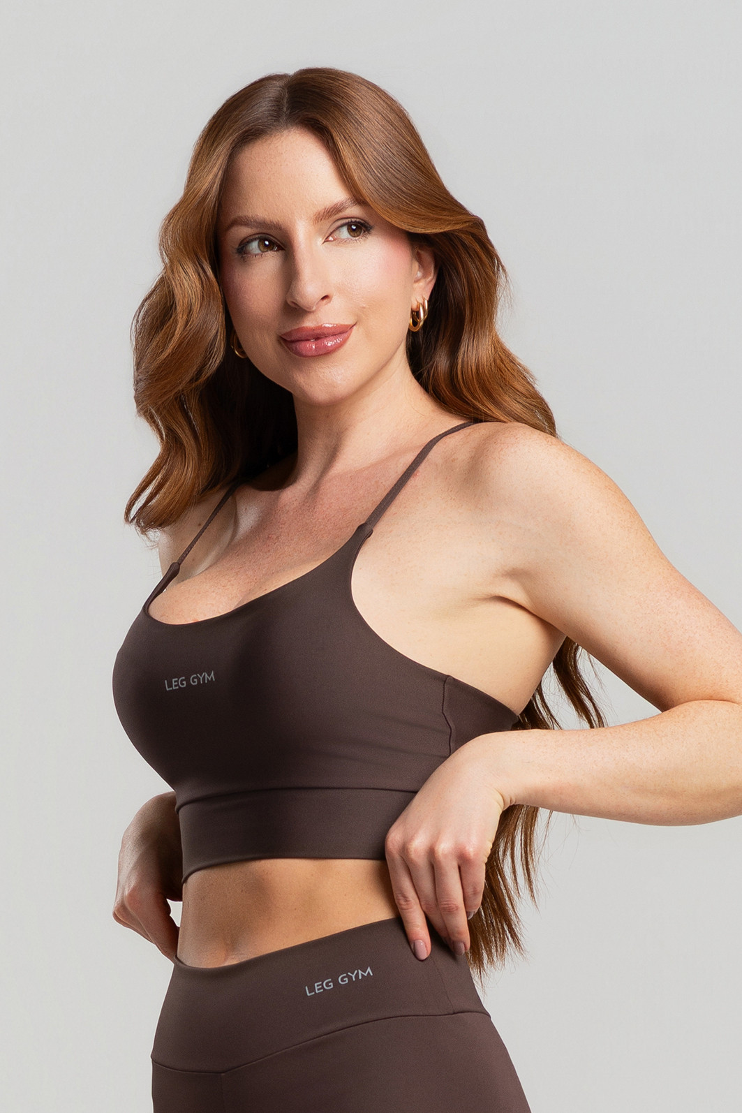 Top Feminino Fitness Marrom Classic Top Feminino Fitness Marrom Classic