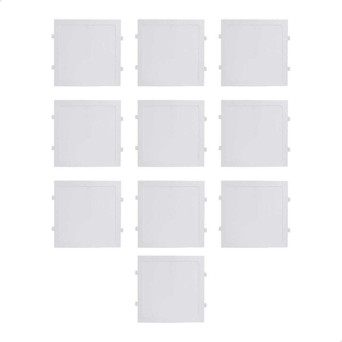 Combo 10 Painéis Plafon LED Embutir 24W Solara Combo 10 Painéis Plafon LED Embutir 24W Solara