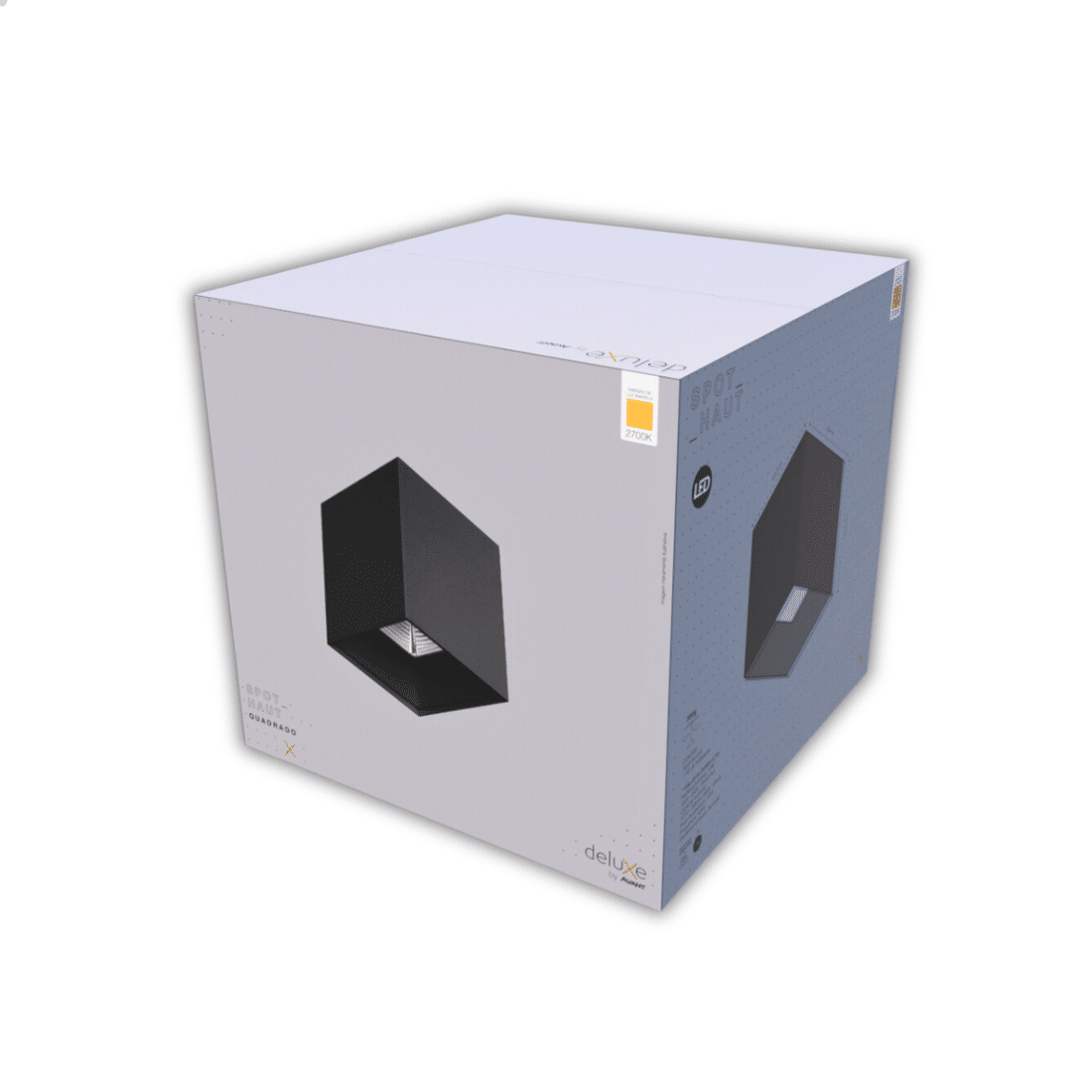 Spot Haut 12W Dicróica Sobrepor Quadrado - Avant Spot Haut 12W Dicróica Sobrepor Quadrado - Avant