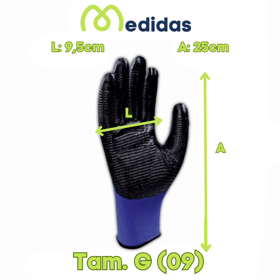 Luva 1006N Luva 1006N